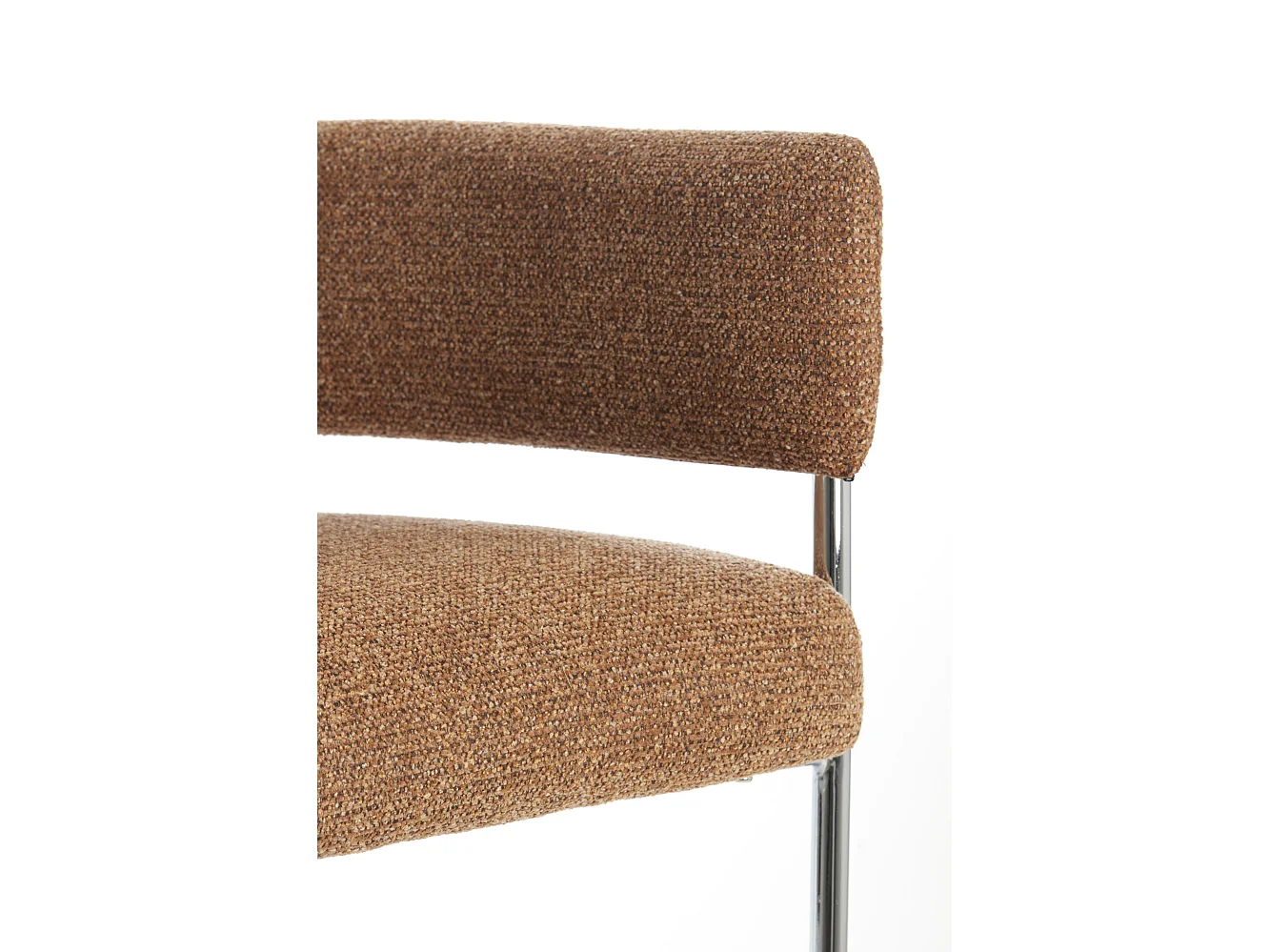 Chaise de salle à manger ADANTE - 56x52x72cm - Marron