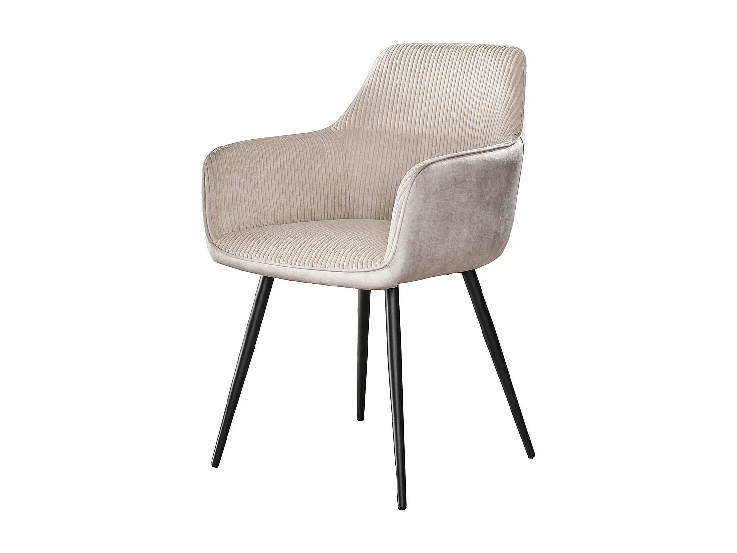 Sillón Rib - Blanco roto - Juego de 2