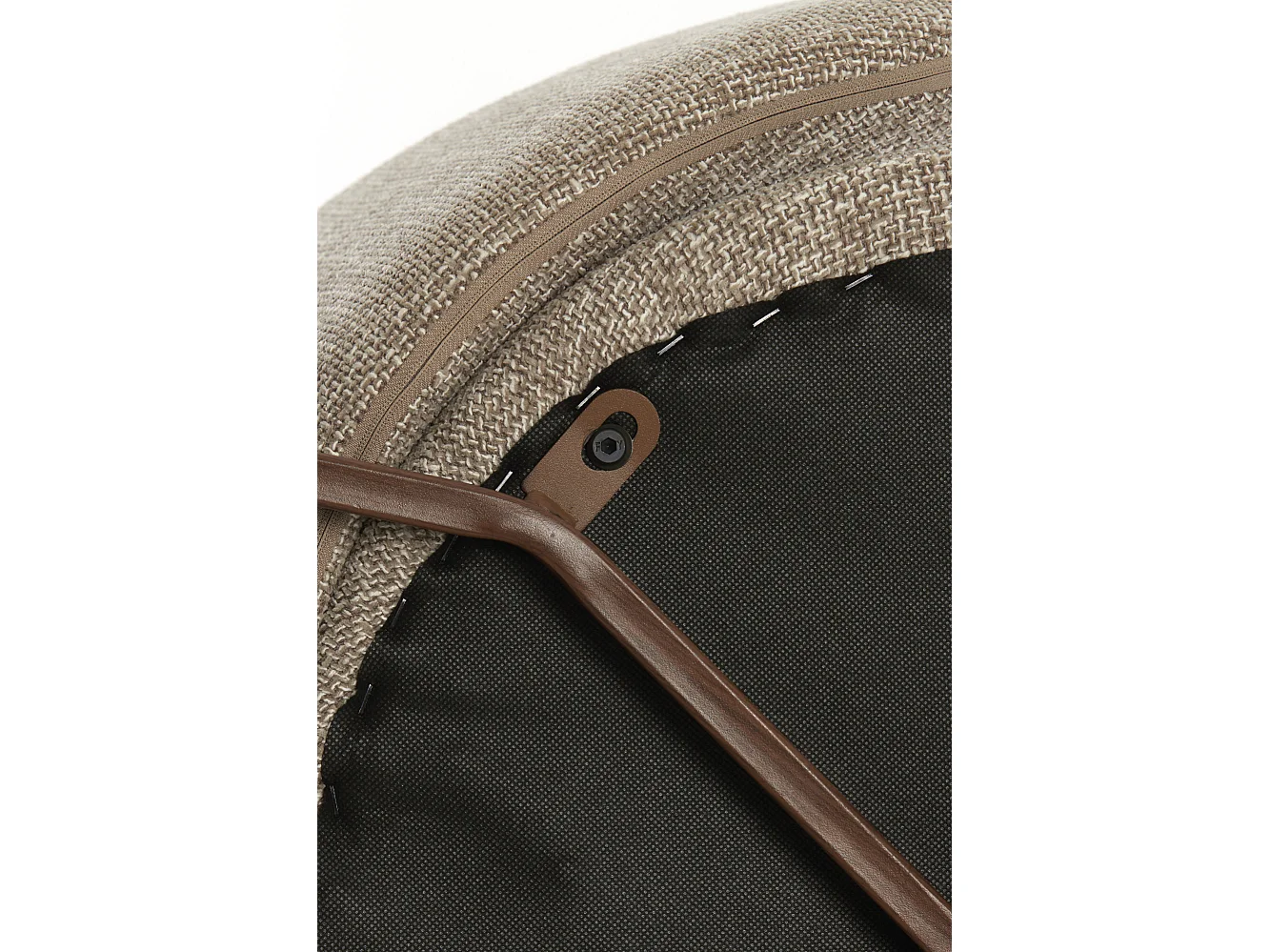 Eetkamerstoel ALUKO - 56x57x74cm - Bruin - Set van 2