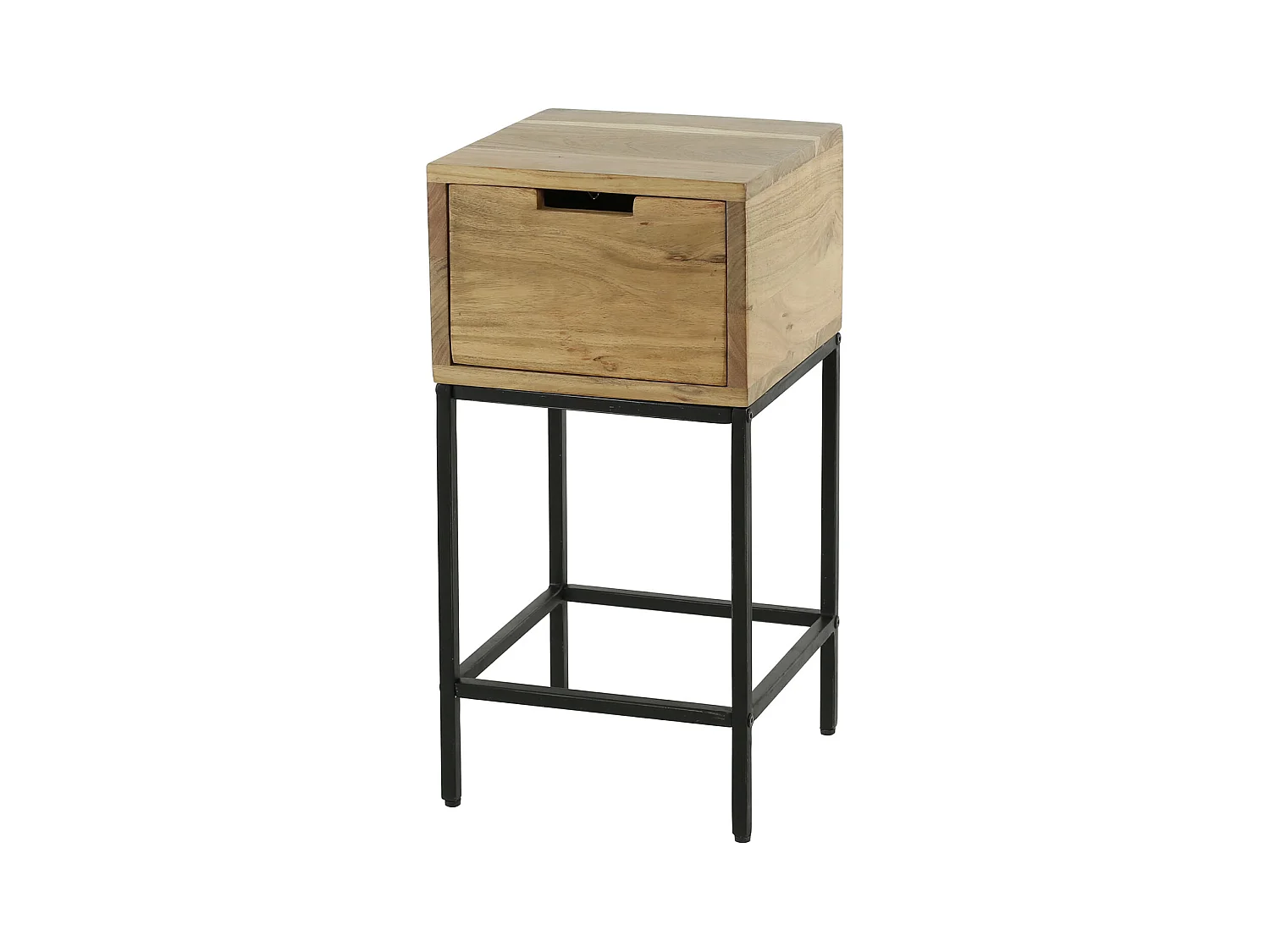 Table de chevet XS plate / Acacia massif naturel