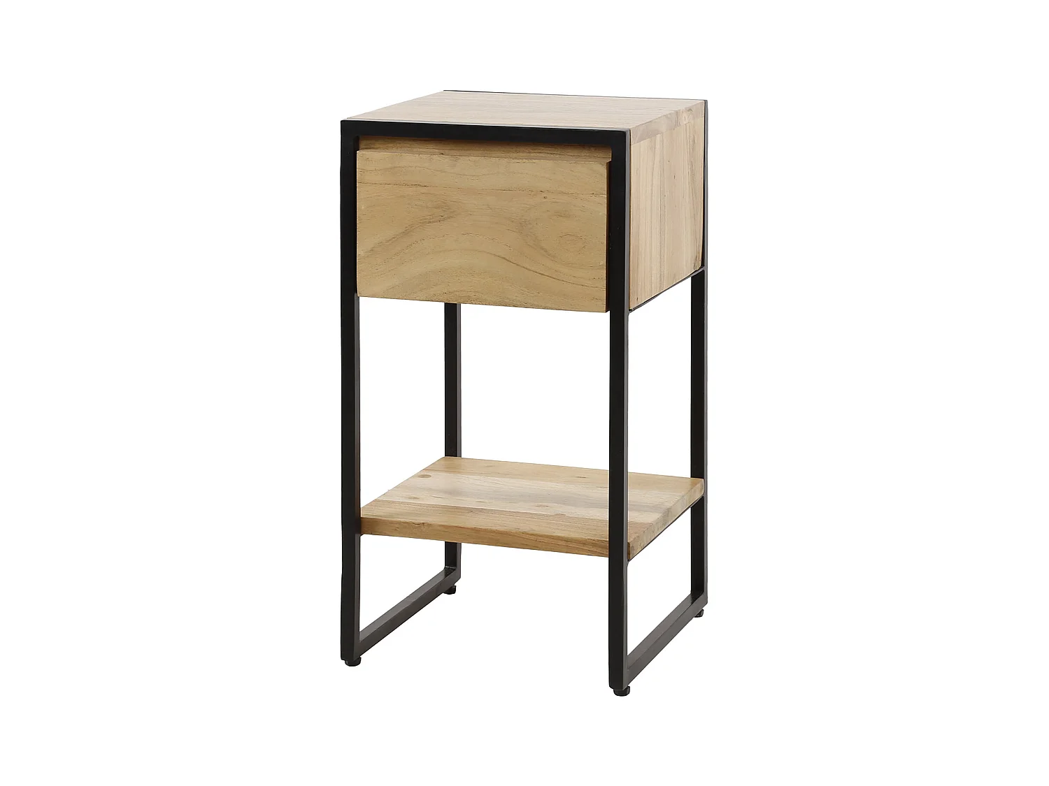 Table de chevet 1L XS Straight Wood - Acacia massif naturel
