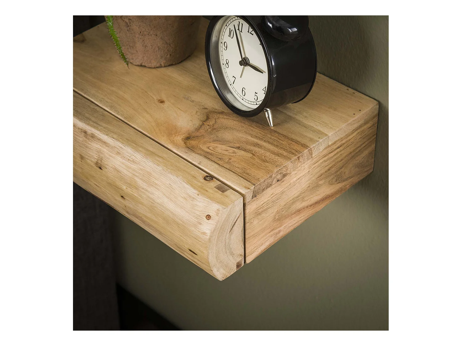 Table de chevet 1L Tree XS - Acacia massif naturel - Lot de 2