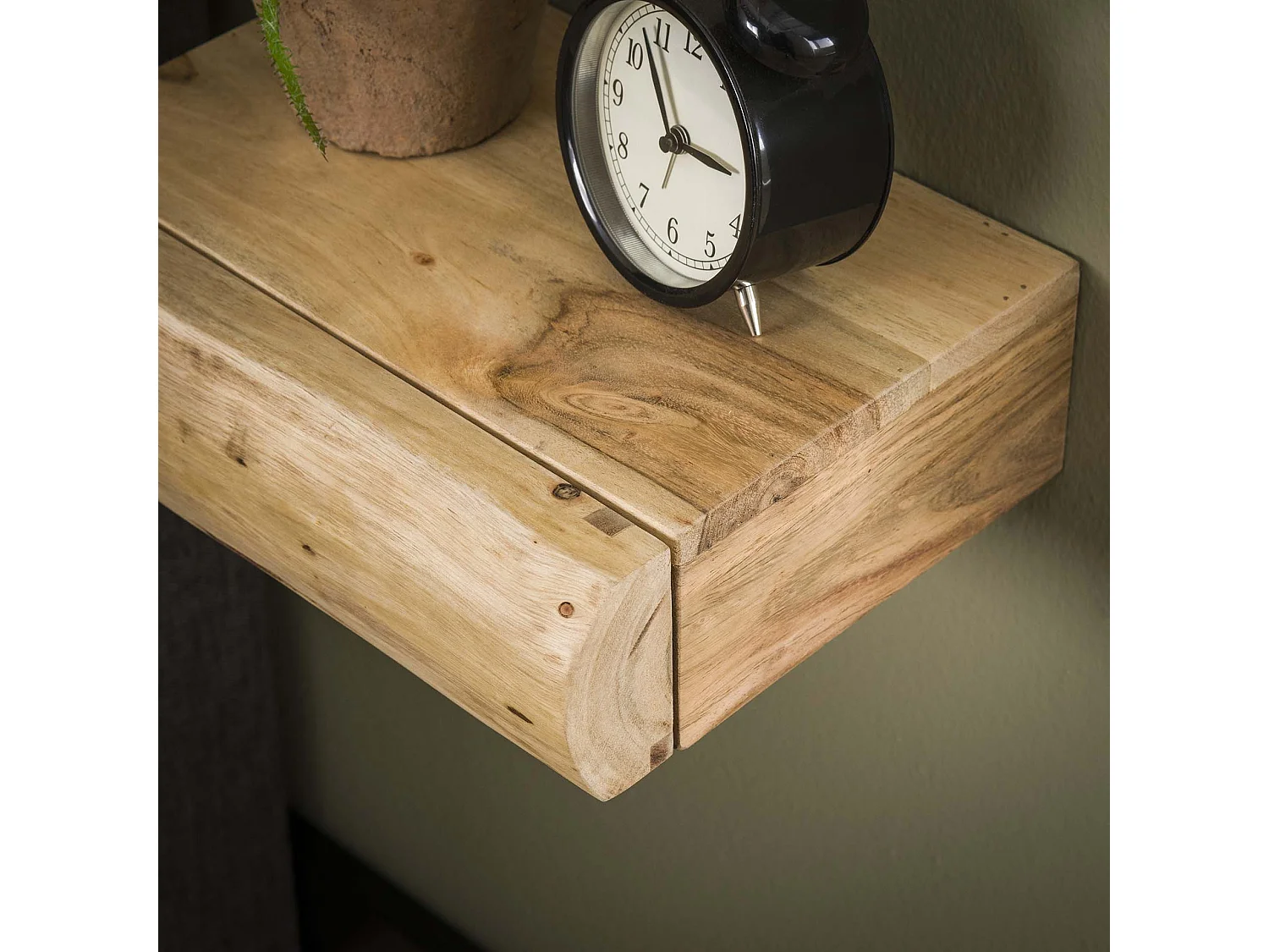 Table de chevet 1L Tree XS - Acacia massif naturel - Lot de 2