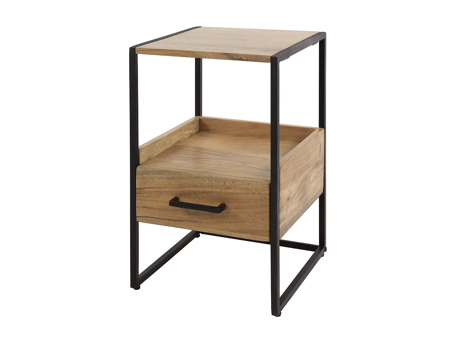 Table de chevet Niche 1L XS - Acacia massif Naturel