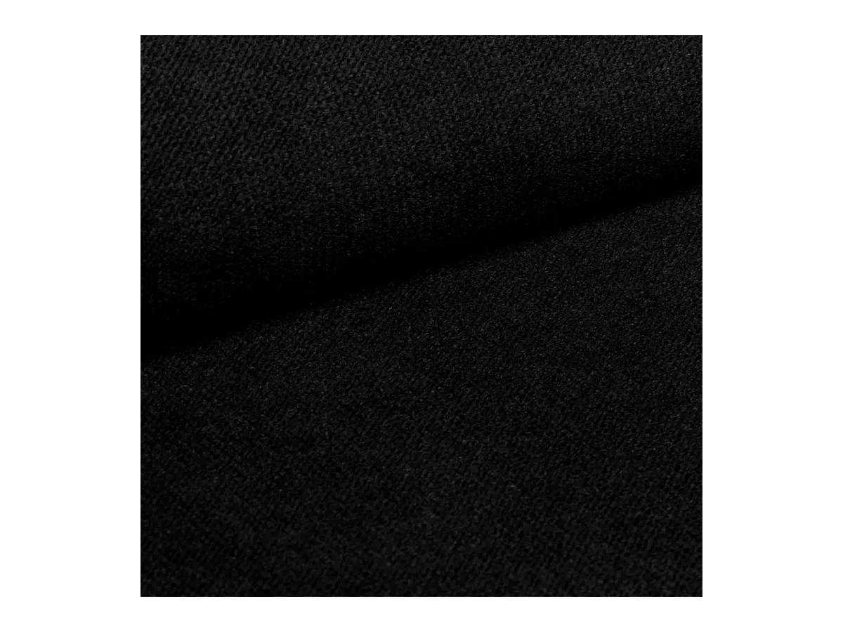 Canapé convertible 3 places Wilson velours Noir