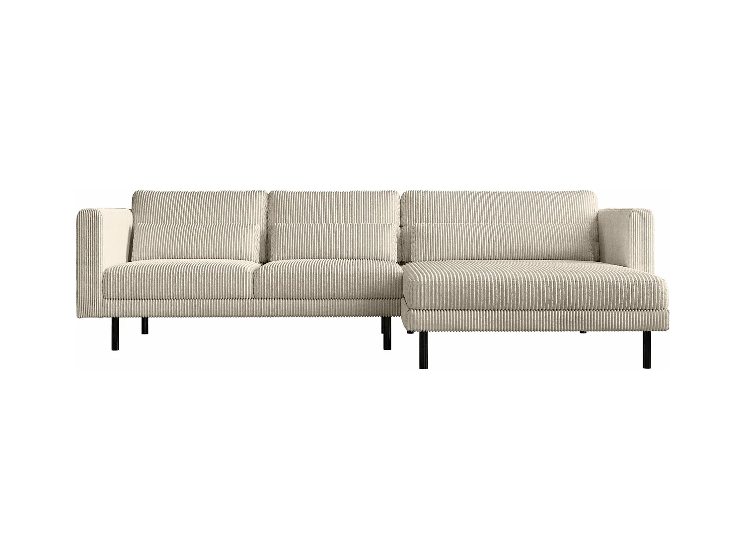 Ecksofa L-form Dani Stoff Poso Beige Rechts