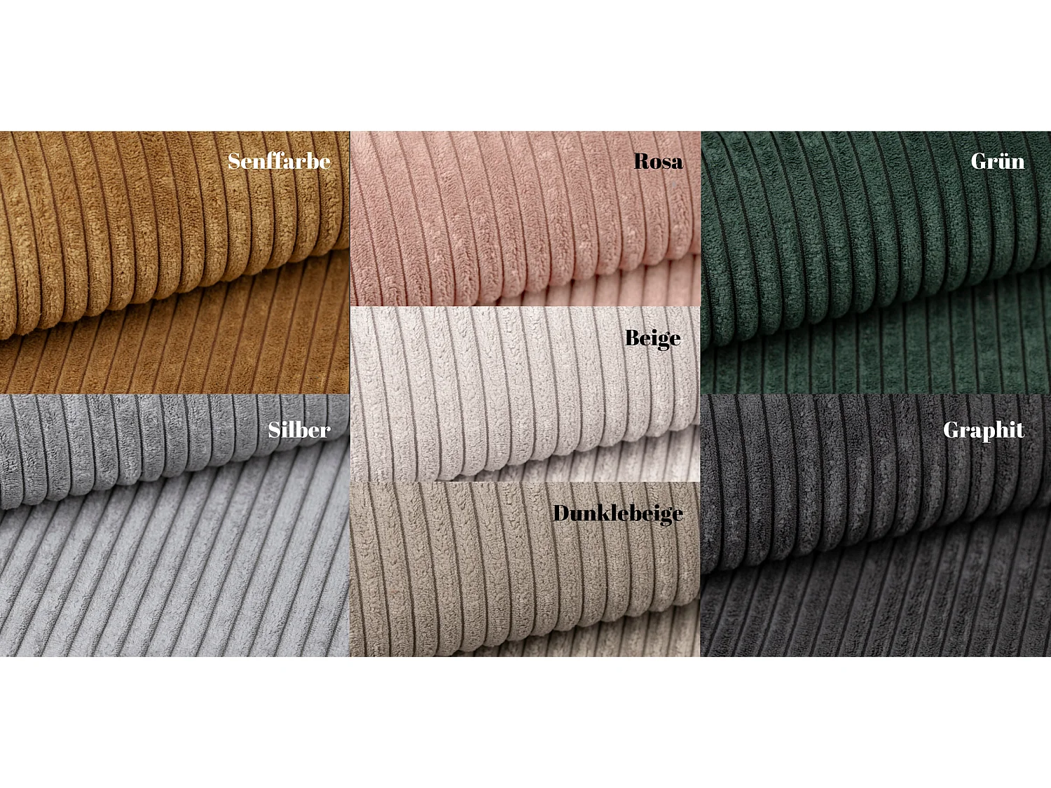 Canapé d'angle L-form Dani tissu Poso beige foncé droit