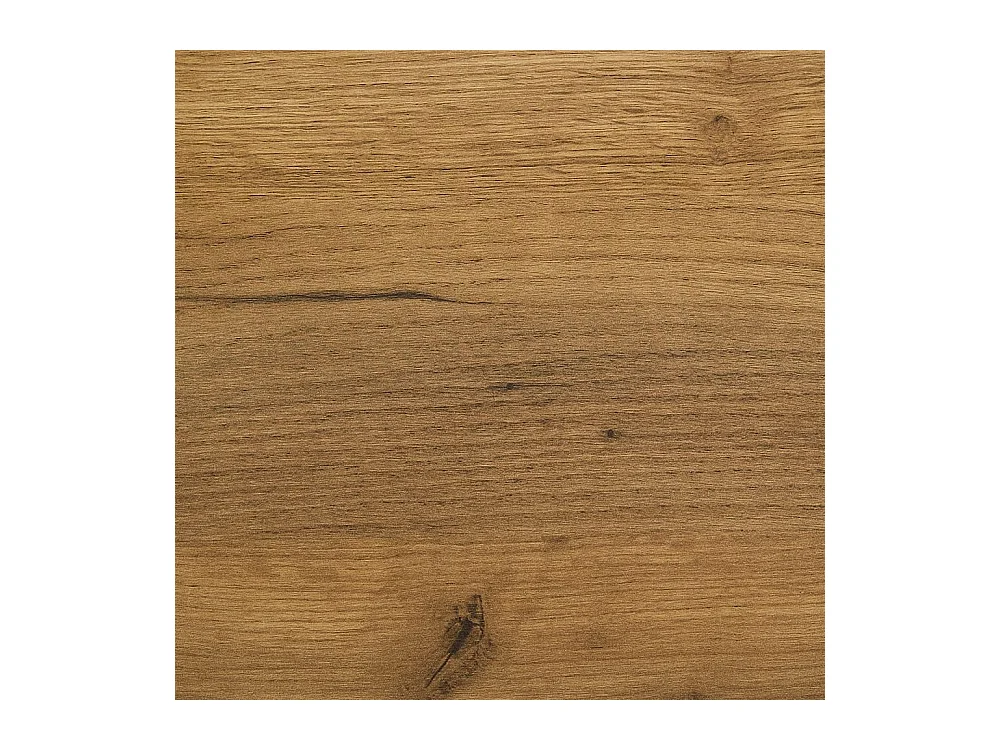 Moderne lage tv-meubel met ledverlichting en transparante glazen planken Multimedia-opbergmeubel in zwart en natuurlijk eiken