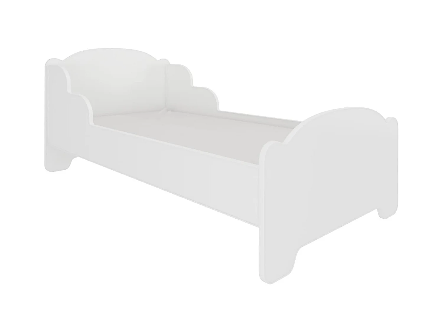 Lit Amaro (70x140)/matelas inclus/blanche