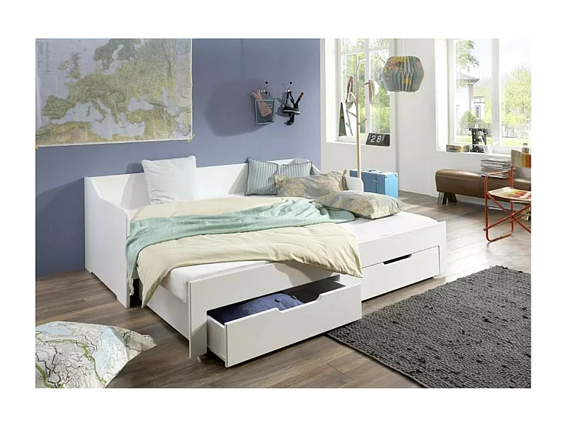 Letto  Anna (90x200)/bianco