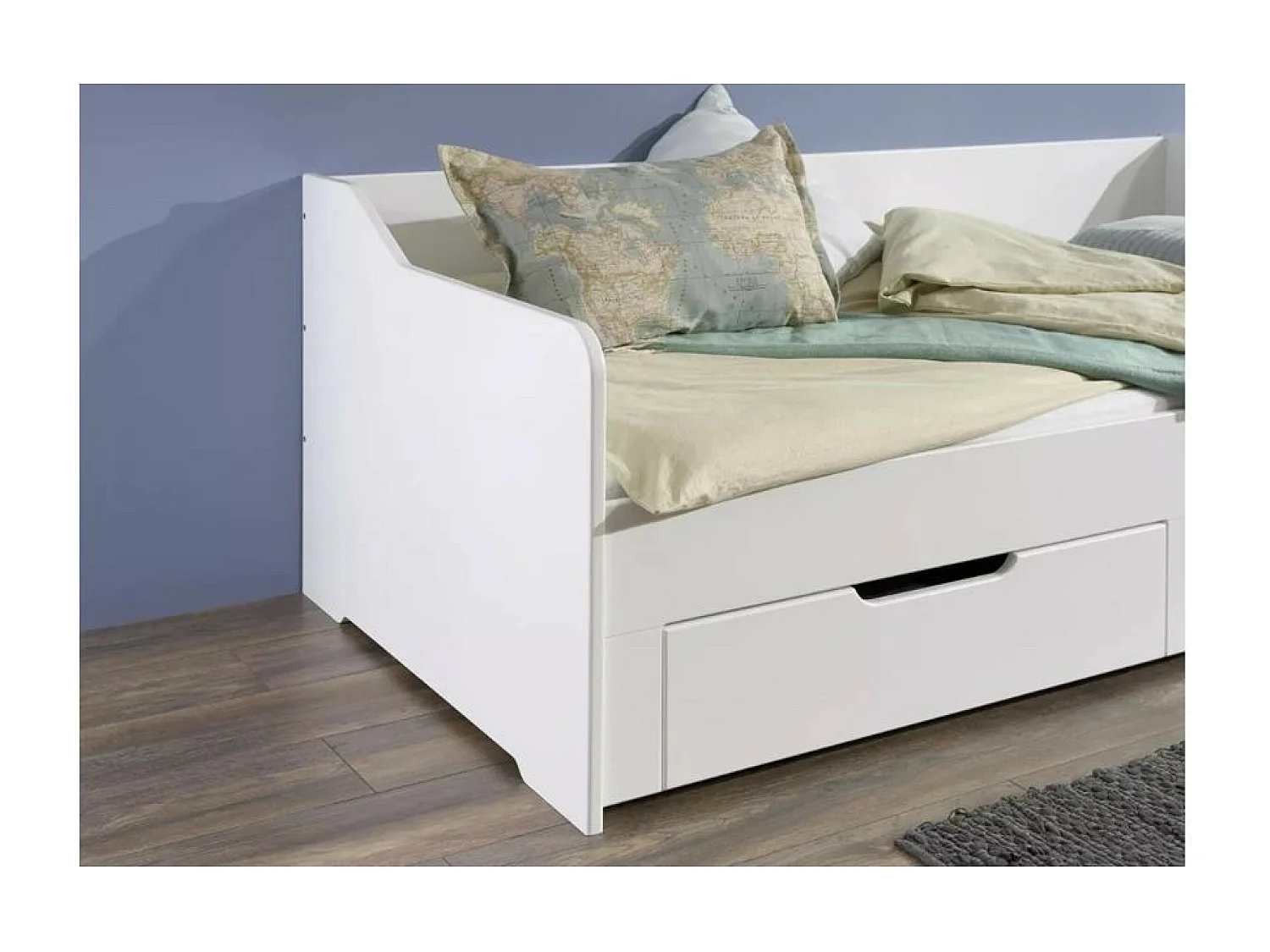 Lit  Anna (90x200)/blanc