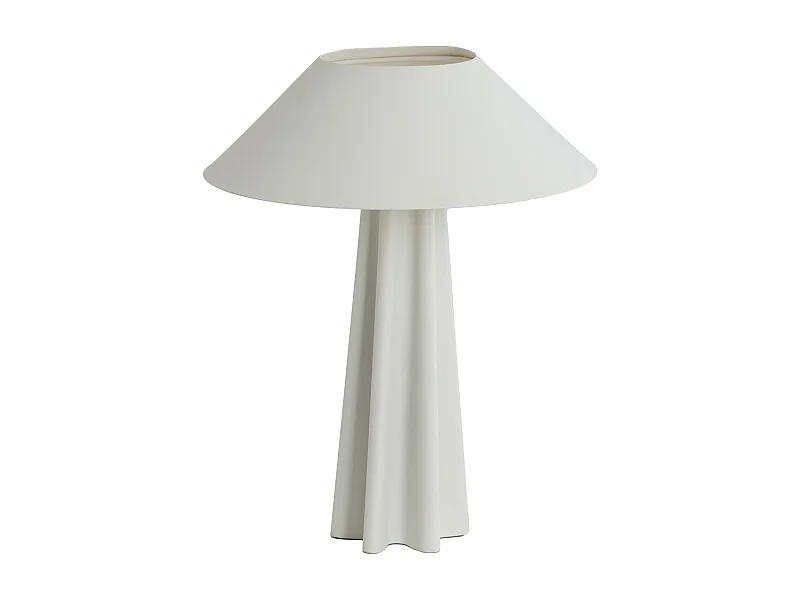 Lampe de table CUKAI - Ø38x49cm - Blanc