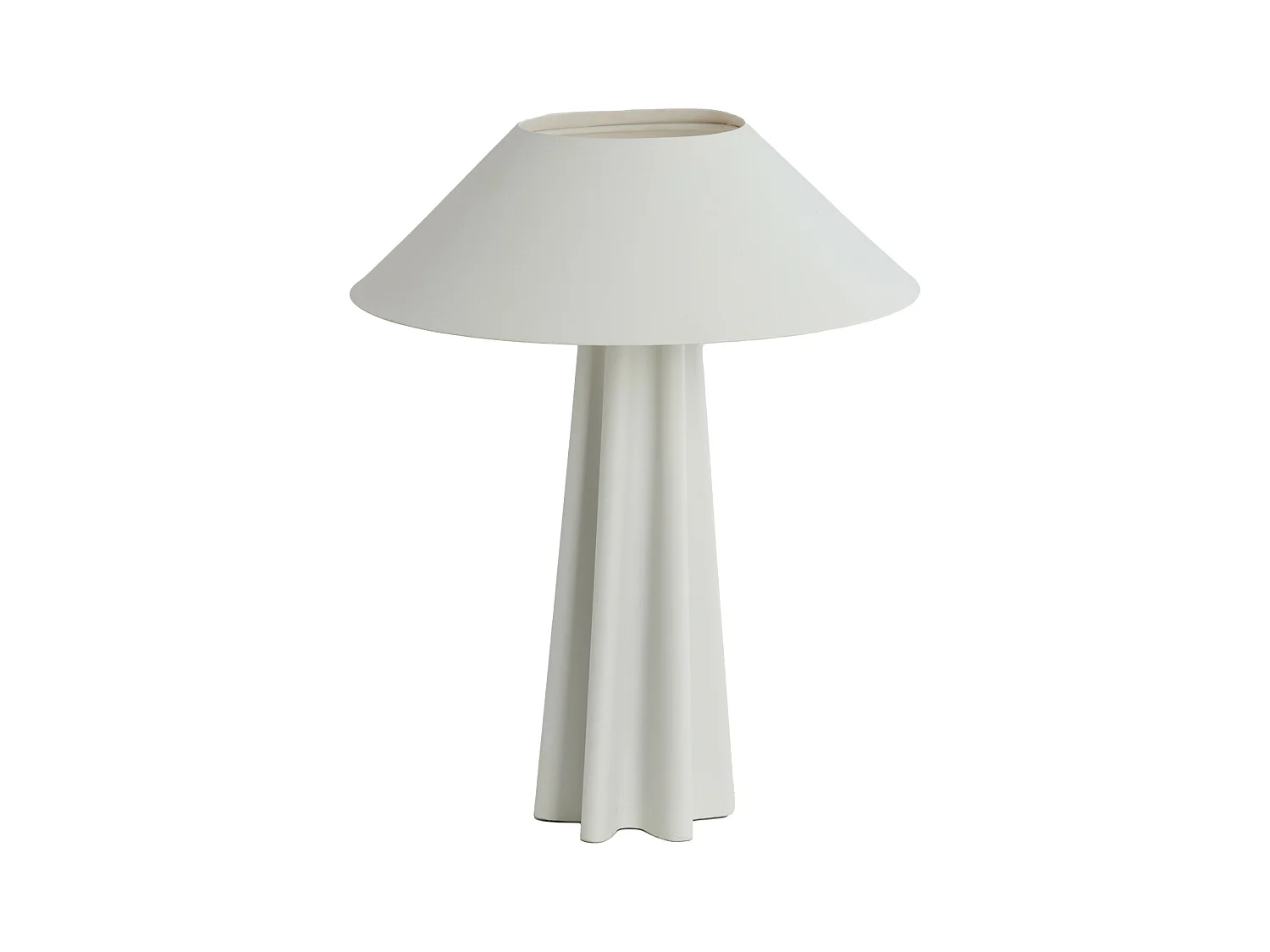 Lampe de table CUKAI - Ø38x49cm - Blanc