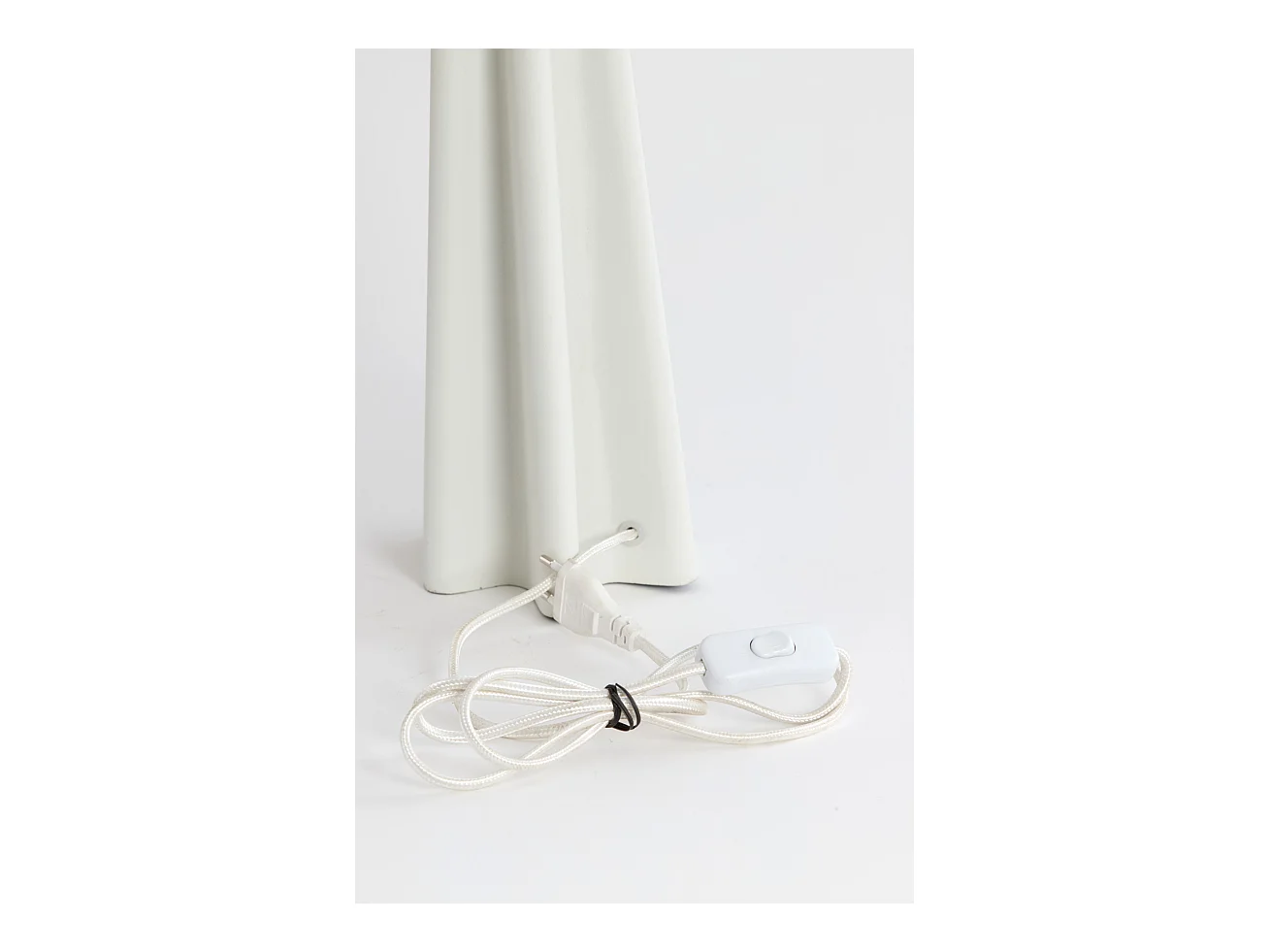 Lampe de table CUKAI - Ø38x49cm - Blanc