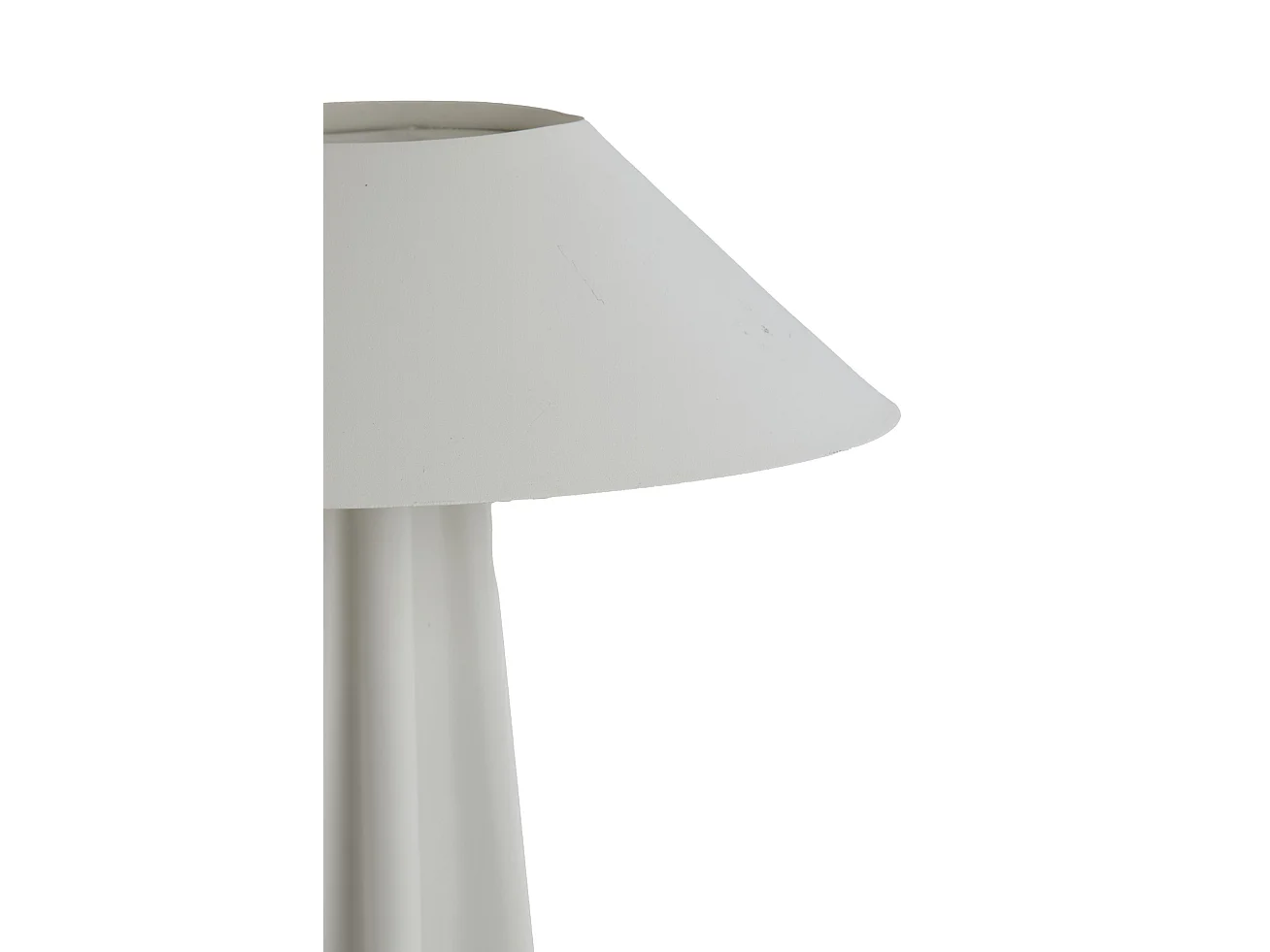 Tischlampe CUKAI - Ø38x49cm - Weiß