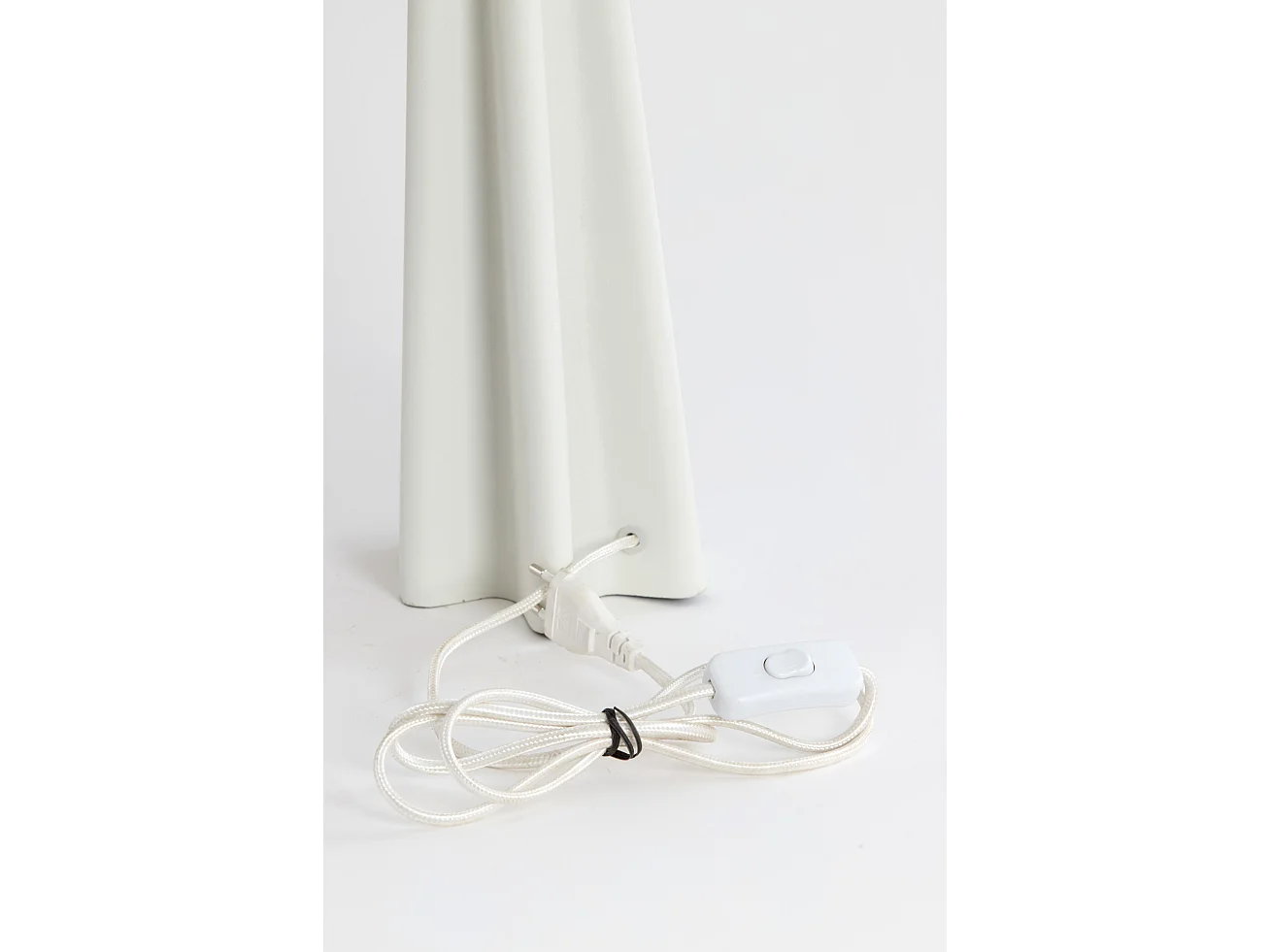 Tischlampe CUKAI - Ø38x49cm - Weiß