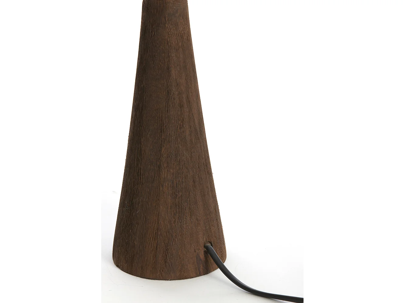 Pied de lampe FESTINA - Ø9x33cm - Marron
