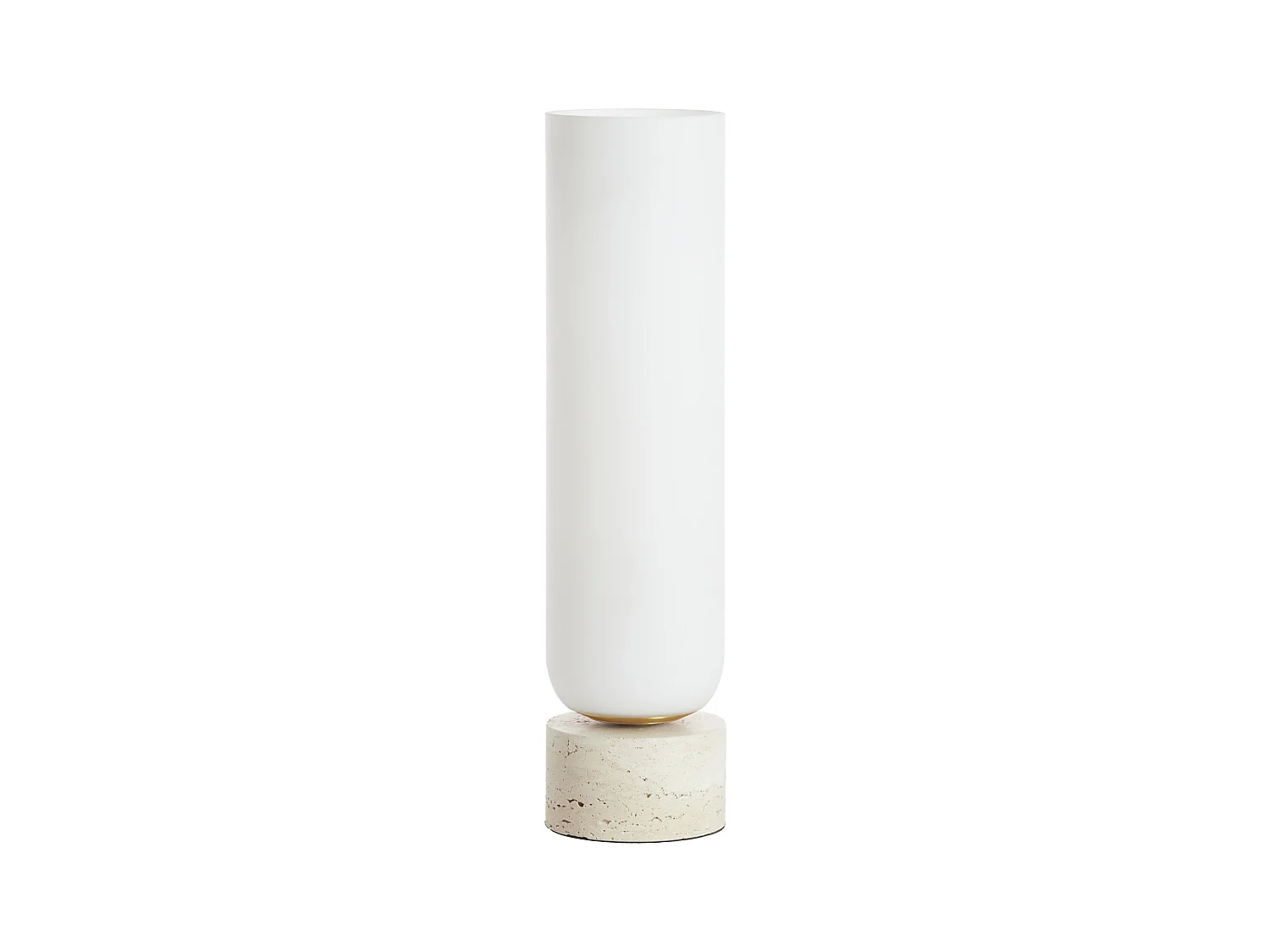 Lampe de table RYLANO - Ø12x47cm - Blanc