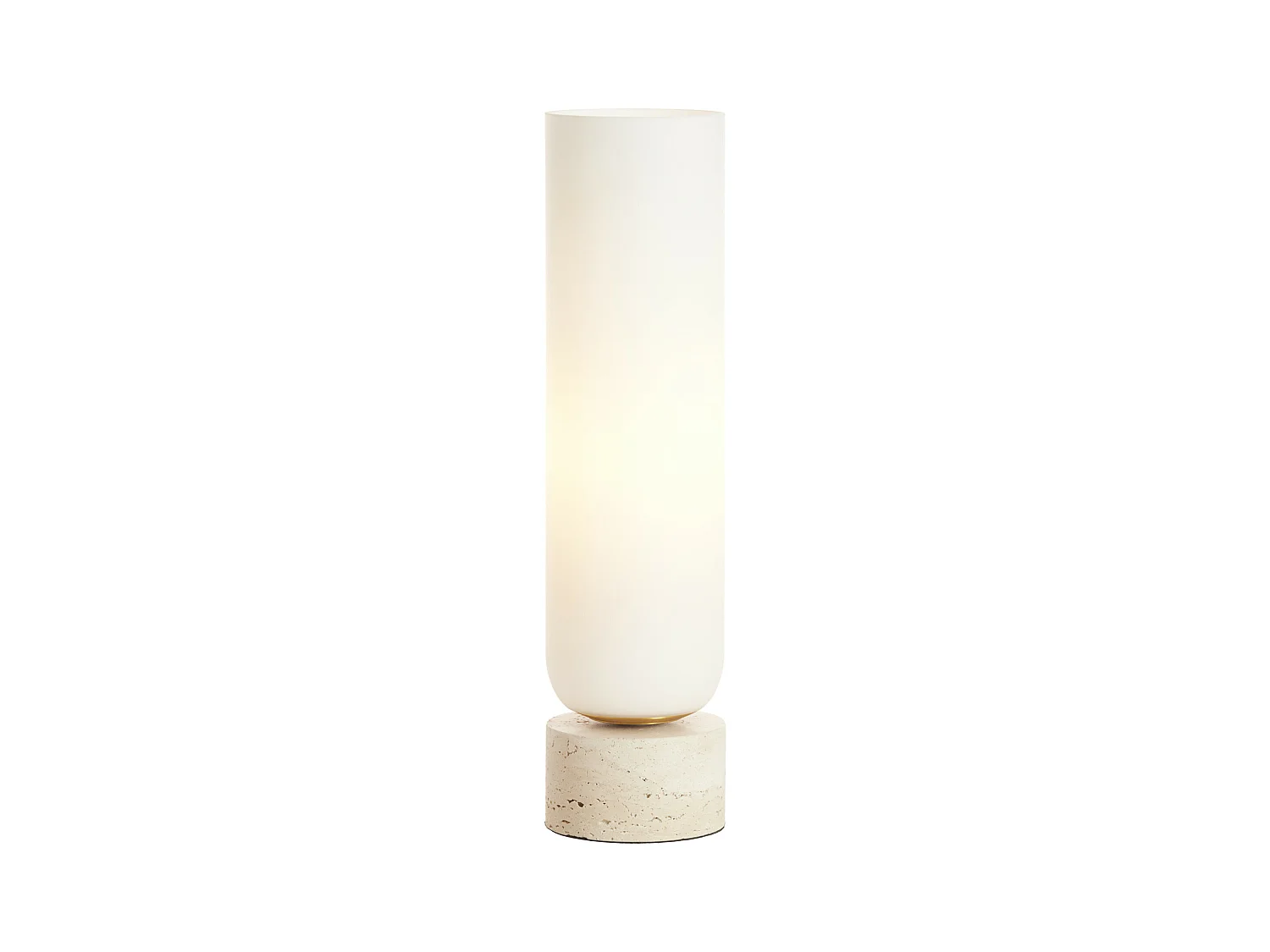 Lampe de table RYLANO - Ø12x47cm - Blanc