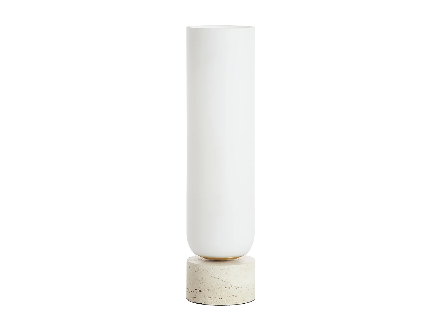Lámpara de mesa RYLANO - Ø12x47cm - Blanco