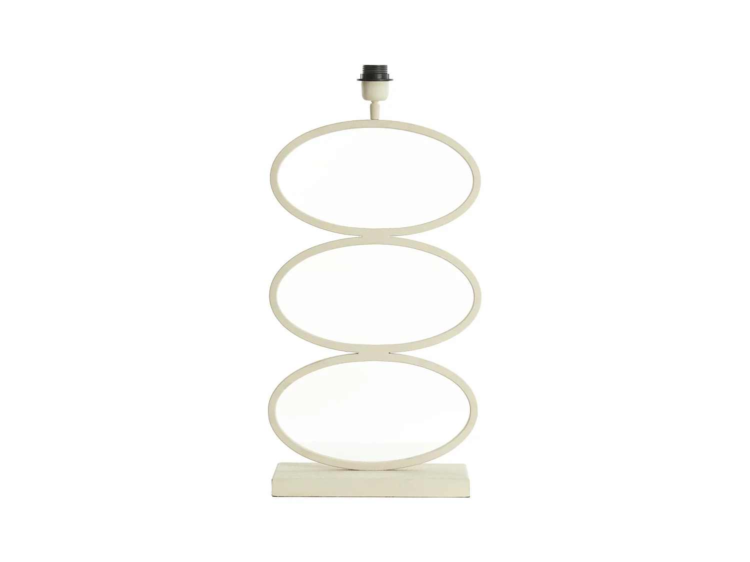 Pied de lampe STELIUS - 33x17x59cm - Blanc