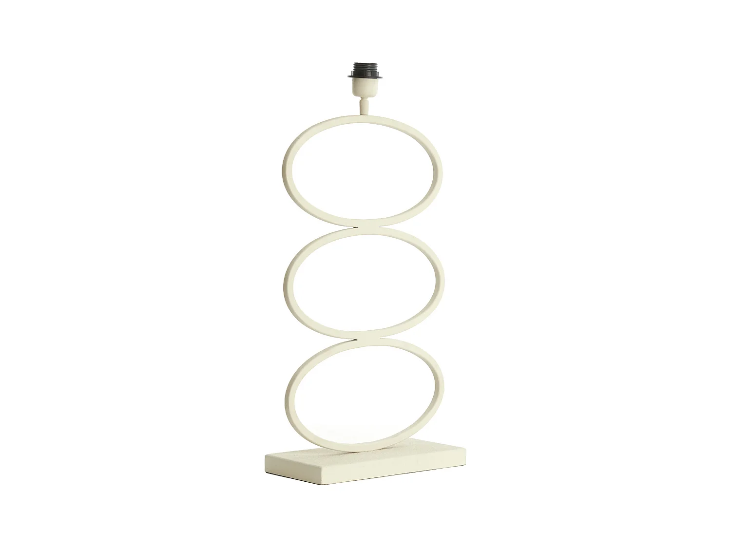 Pied de lampe STELIUS - 33x17x59cm - Blanc