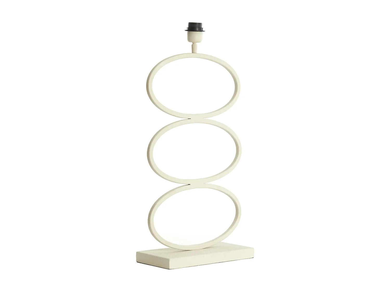 Pied de lampe STELIUS - 33x17x59cm - Blanc