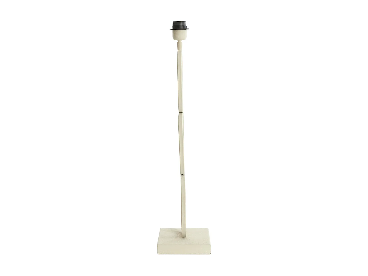 Pied de lampe STELIUS - 33x17x59cm - Blanc