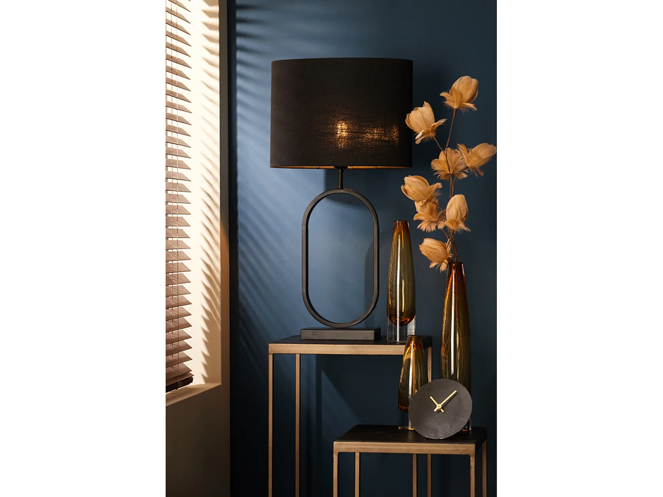 Pied de lampe JAMIRI - 20x10x45 - Noir