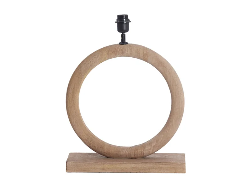 Pied de lampe NUBIA - 41x13x44cm - Marron