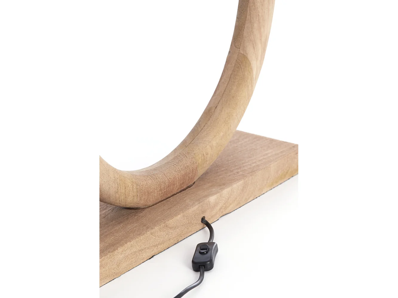 Pied de lampe NUBIA - 41x13x44cm - Marron