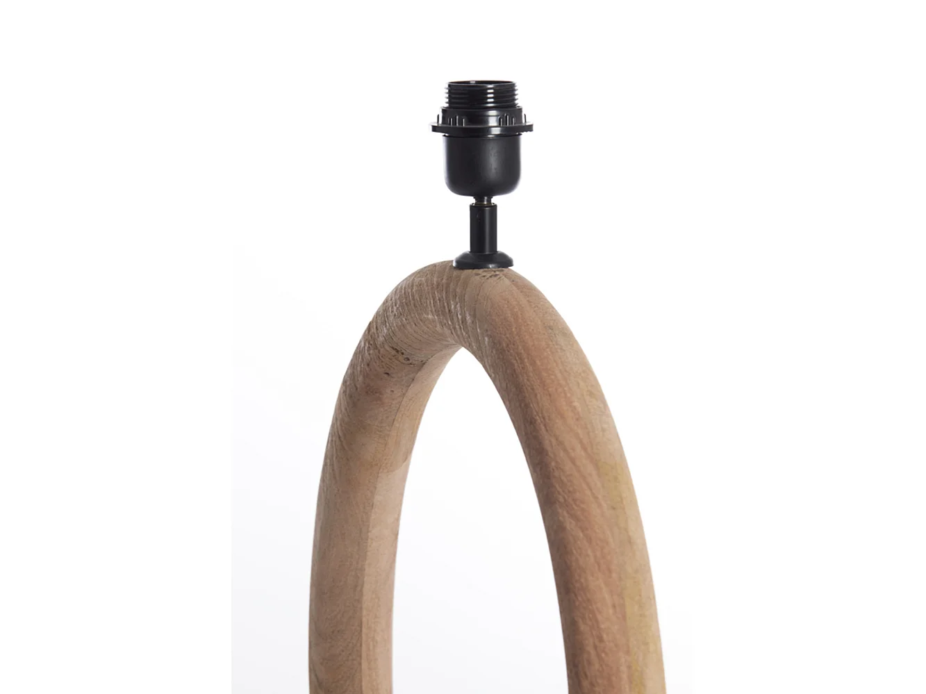 Pied de lampe NUBIA - 41x13x44cm - Marron