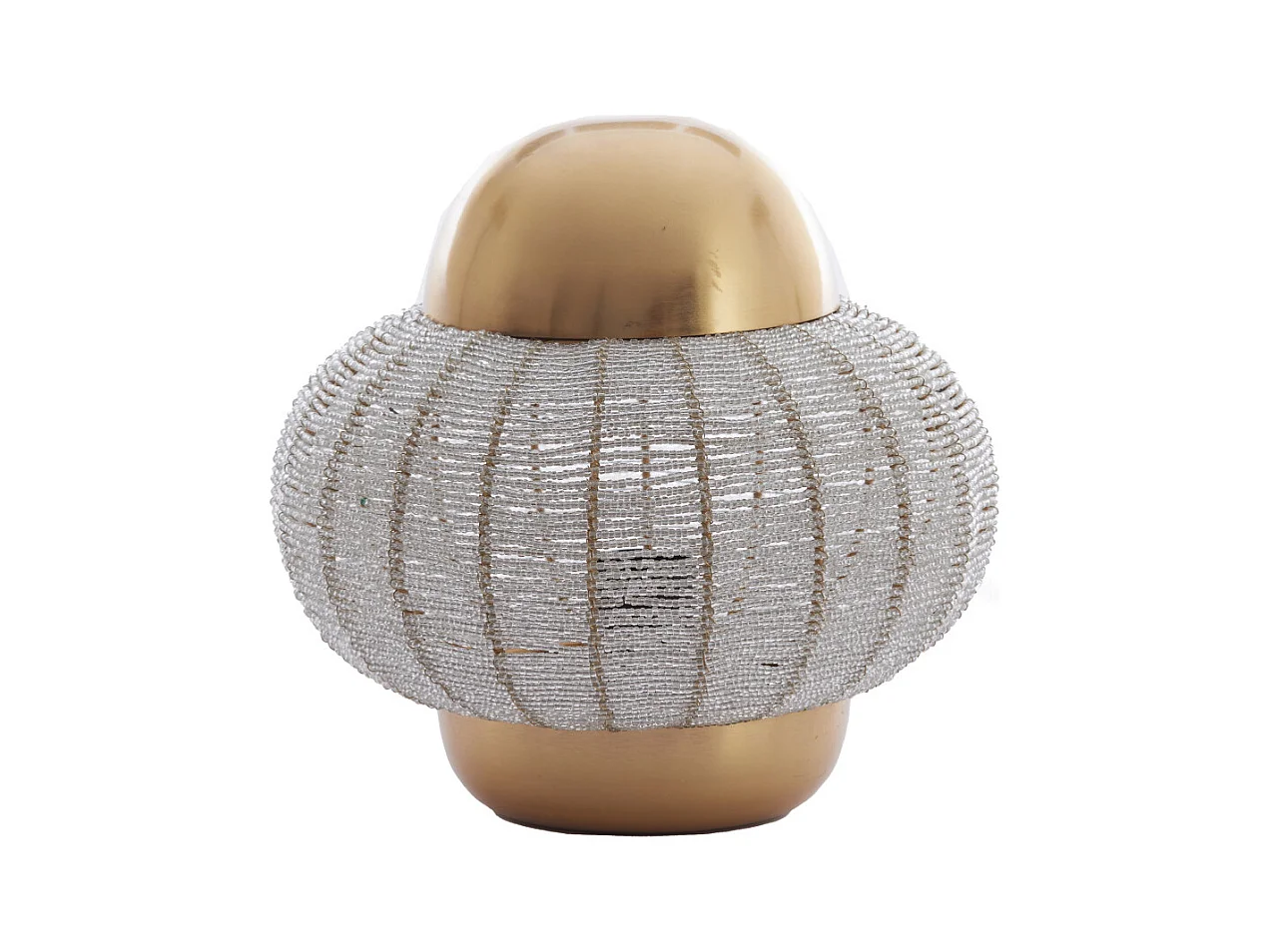 Lampe de table CETARA - Ø25x26cm - Argent