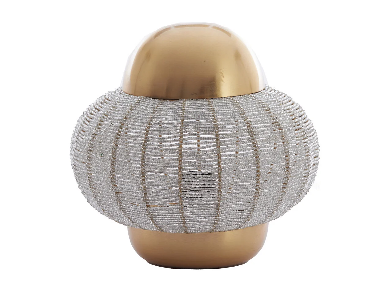 Lampe de table CETARA - Ø25x26cm - Argent