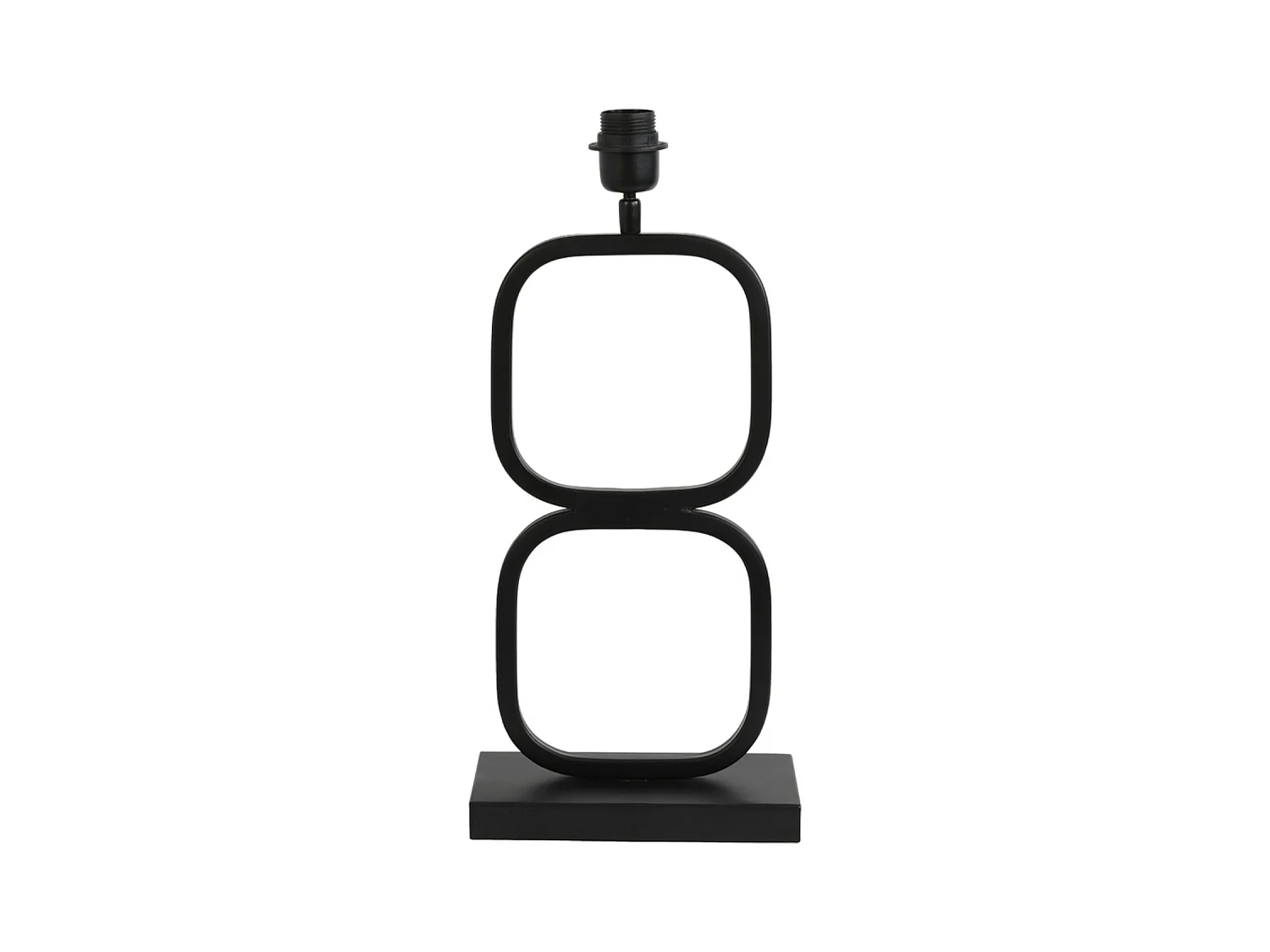 Pied de lampe LUTIKA - 23x11,5x46cm - Noir