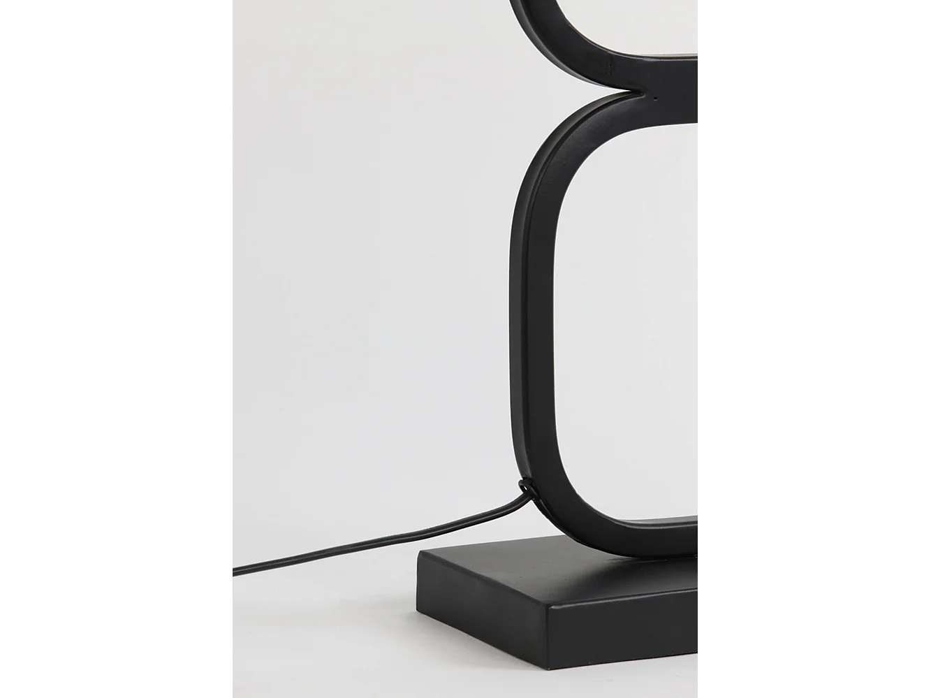 Pied de lampe LUTIKA - 23x11,5x46cm - Noir