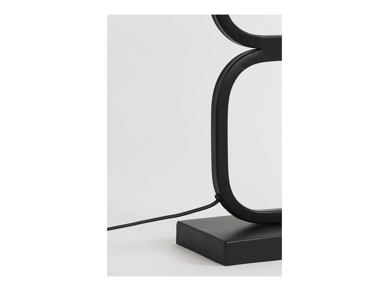 Pied de lampe LUTIKA - 23x11,5x46cm - Noir