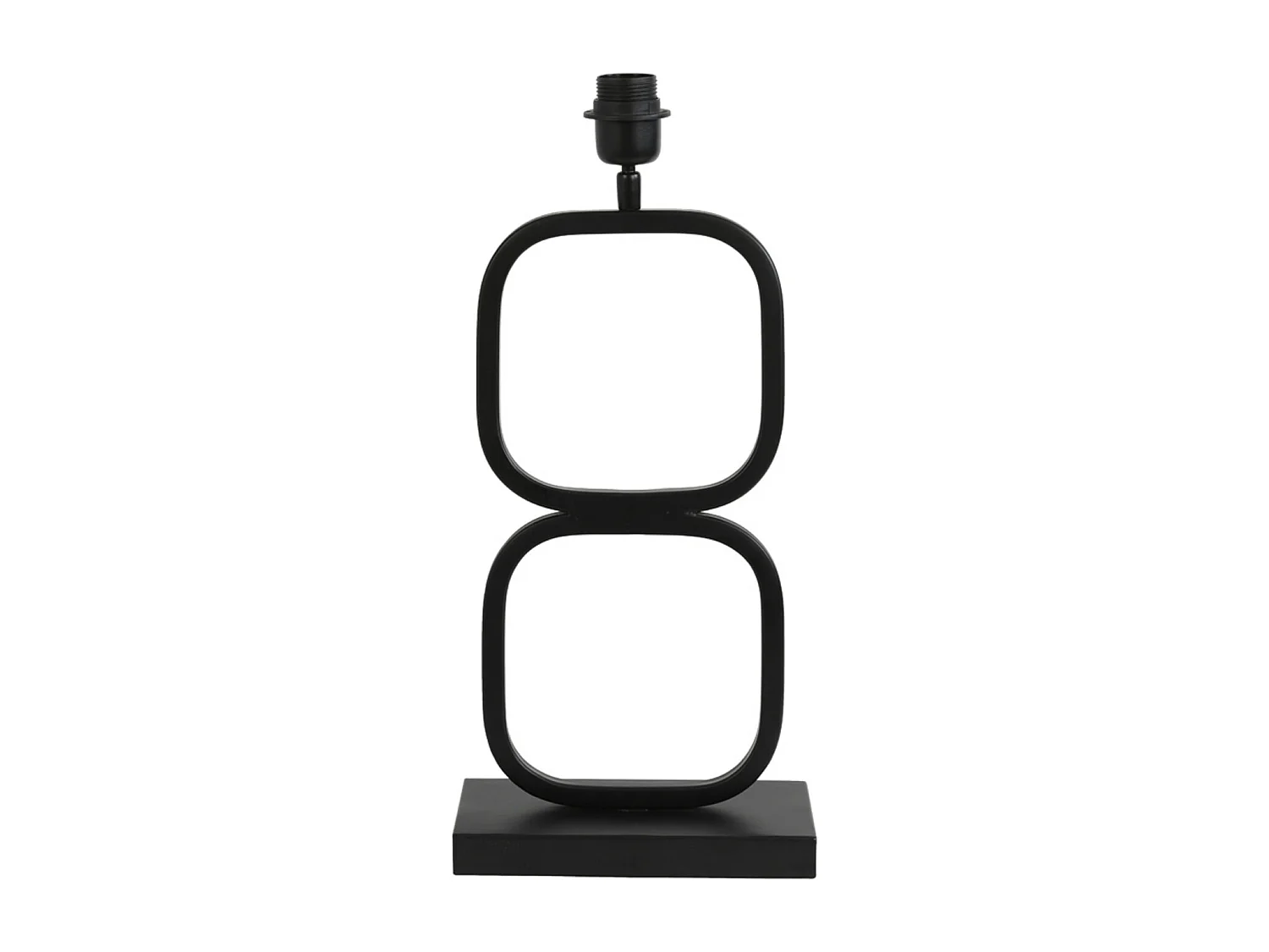 Pied de lampe LUTIKA - 23x11,5x46cm - Noir