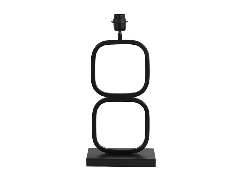 Pied de lampe LUTIKA - 23x11,5x46cm - Noir