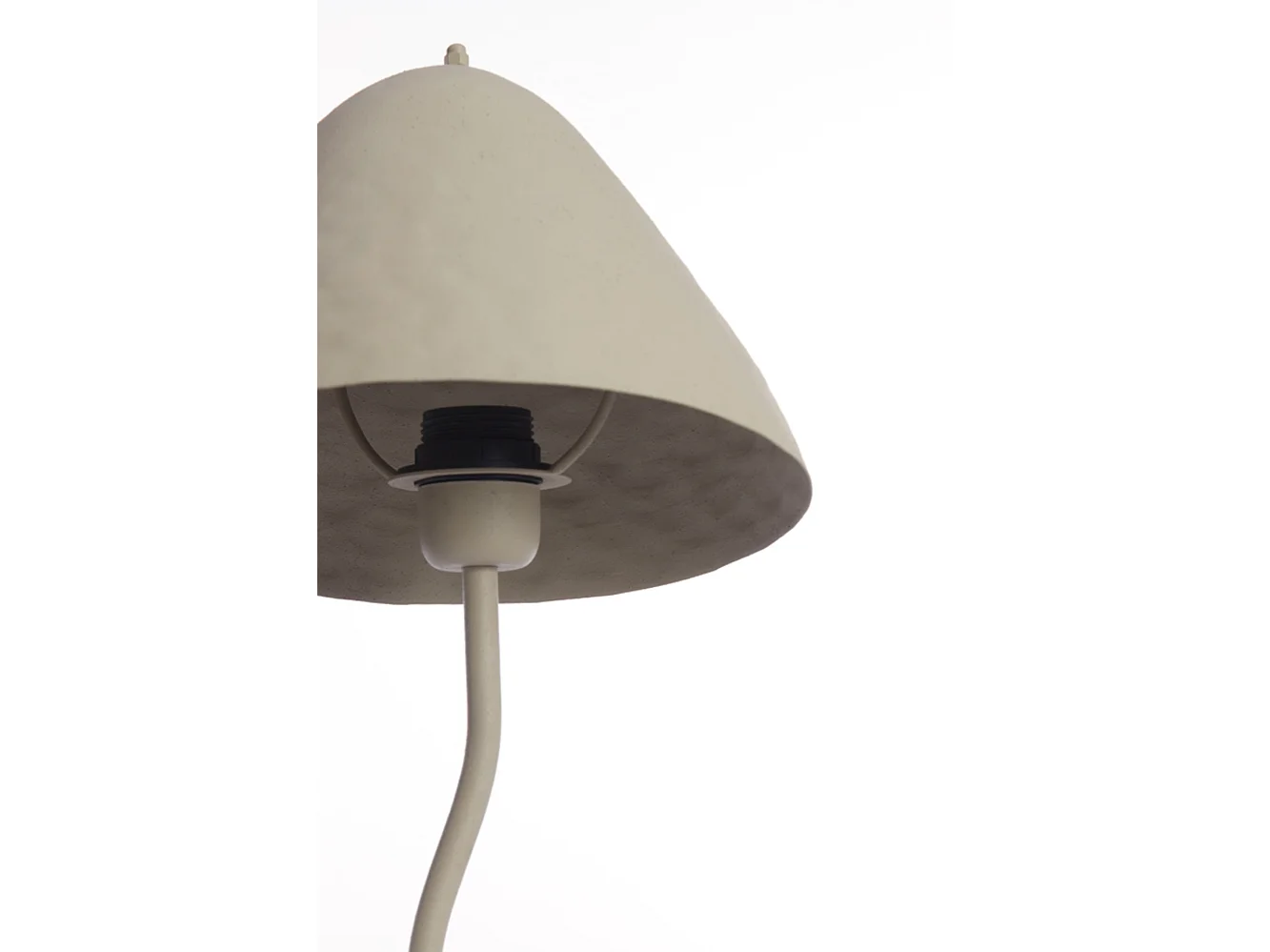 Lampe de table ELIMO - Ø25x67cm - Gris