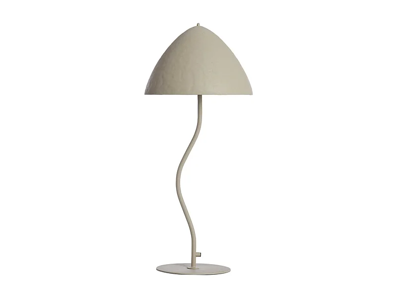 Lampe de table ELIMO - Ø25x67cm - Gris