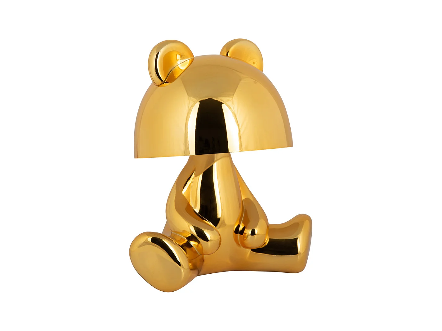 Lampe de table Ours LED avec haut-parleur Bluetooth - Plaqué or