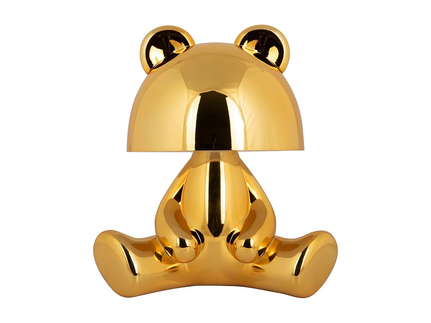 Lampe de table Ours LED avec haut-parleur Bluetooth - Plaqué or