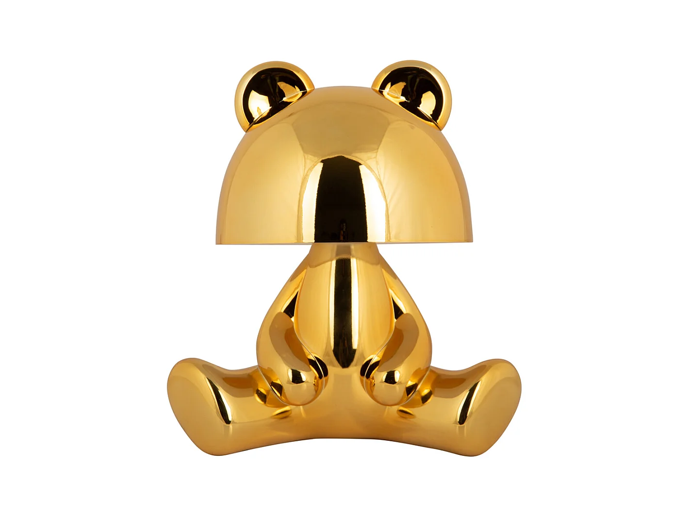 Lampe de table Ours LED avec haut-parleur Bluetooth - Plaqué or