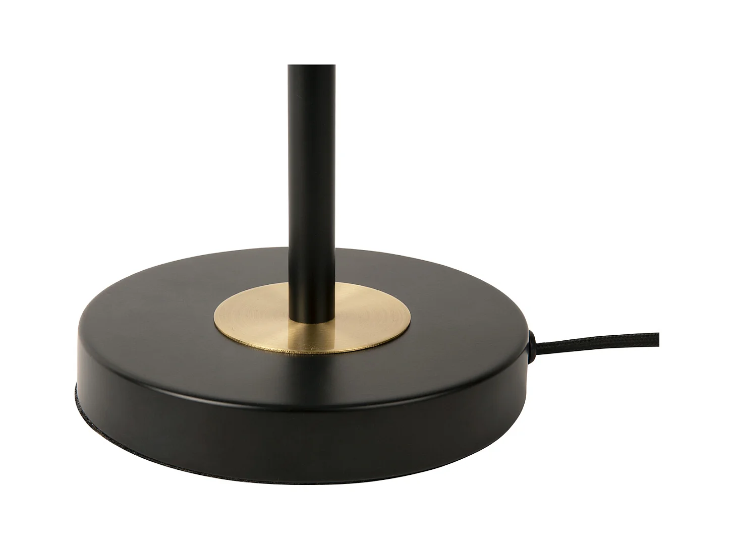 Lampe de table Gold Disc - Noir