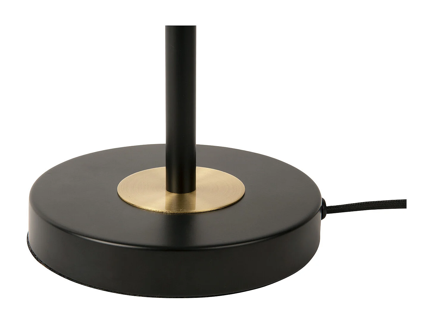 Lampe de table Gold Disc - Noir