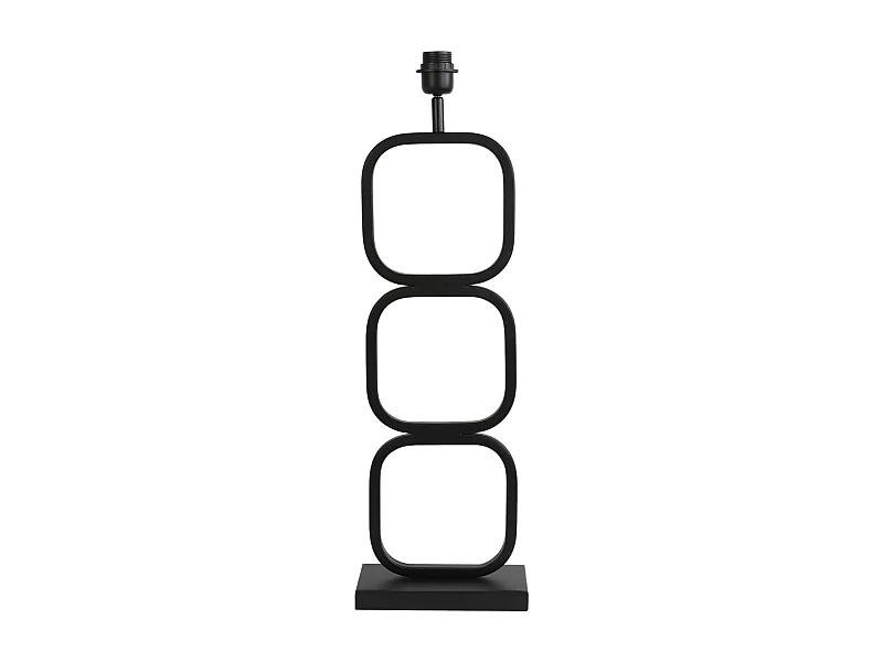 Pied de lampe LUTIKA - 23x11,5x69cm - Noir