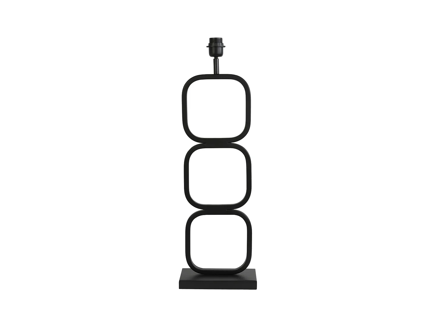 Pied de lampe LUTIKA - 23x11,5x69cm - Noir