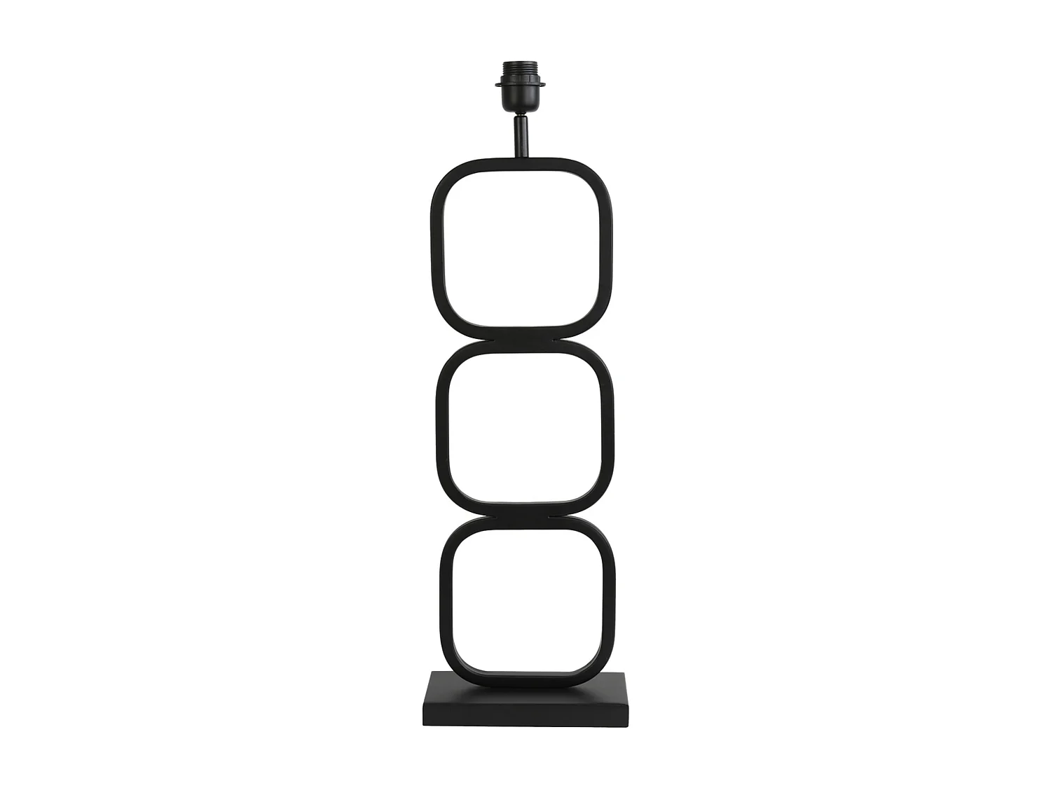 Pied de lampe LUTIKA - 23x11,5x69cm - Noir
