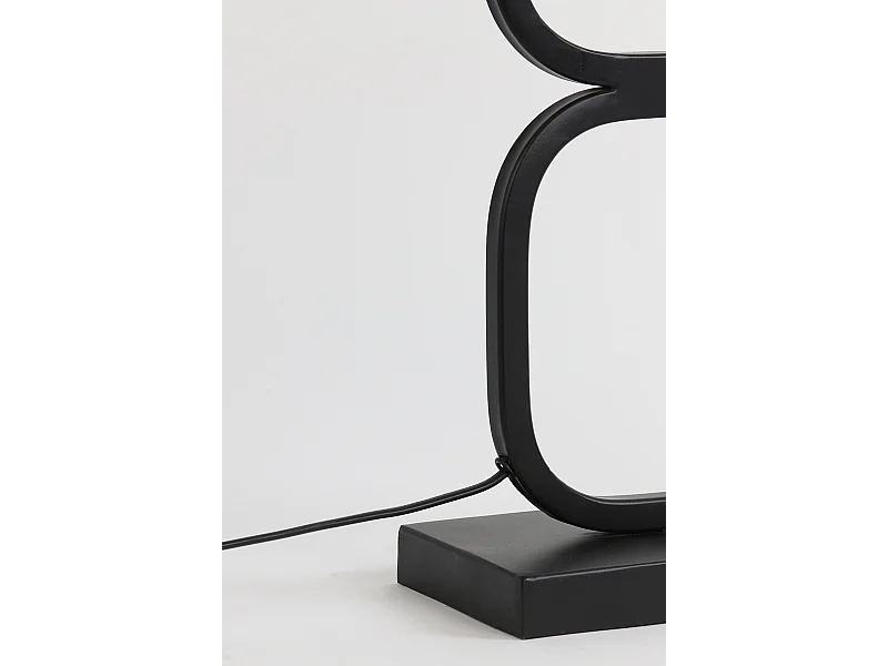 Pied de lampe LUTIKA - 23x11,5x69cm - Noir